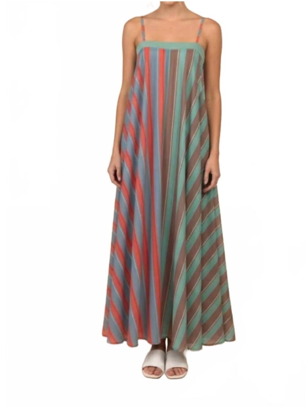 NWT J.NNA Serena striped maxi summer dress